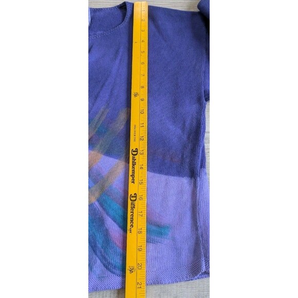 Vintage Sloop Jones Tie Dye Art Artsy Long Sleeve Shirt Cardigan S/M Button Down - Picture 5 of 7